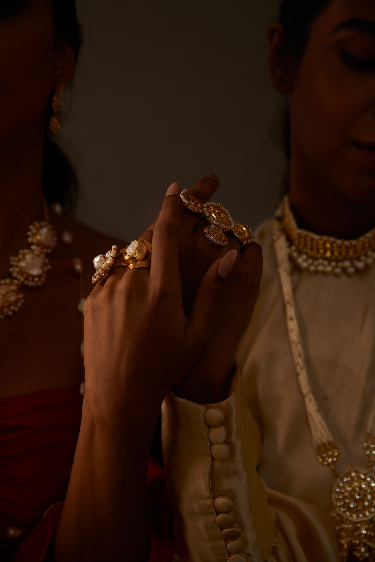 Women with Intricate Indian Jewelry